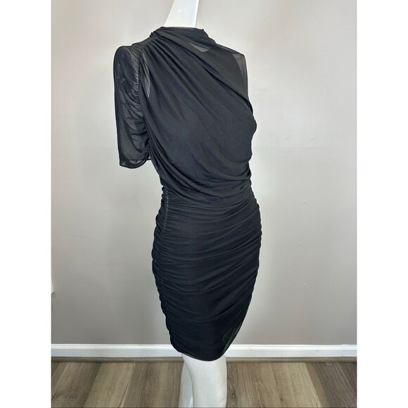Amanda Uprichard Evianna Dress in Black Size XS $260 - Picture 9 of 9